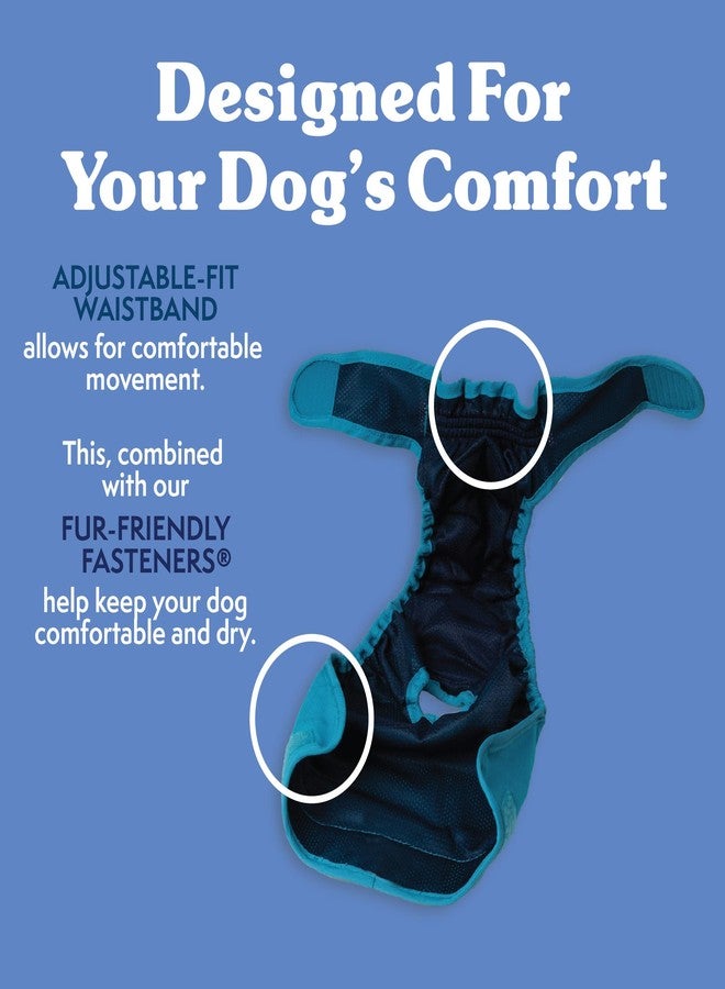 سيمبل سوليوشن حفاضات كلبة أنثى قابلة للغسل من سيمبل سوليوشن، مقاس متوسط، عبوة واحدة - Image 5